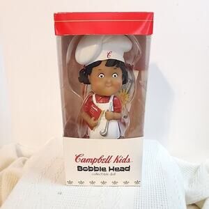 Campbell Kids Bobble Head Collectible Doll - Girl NIB 2003